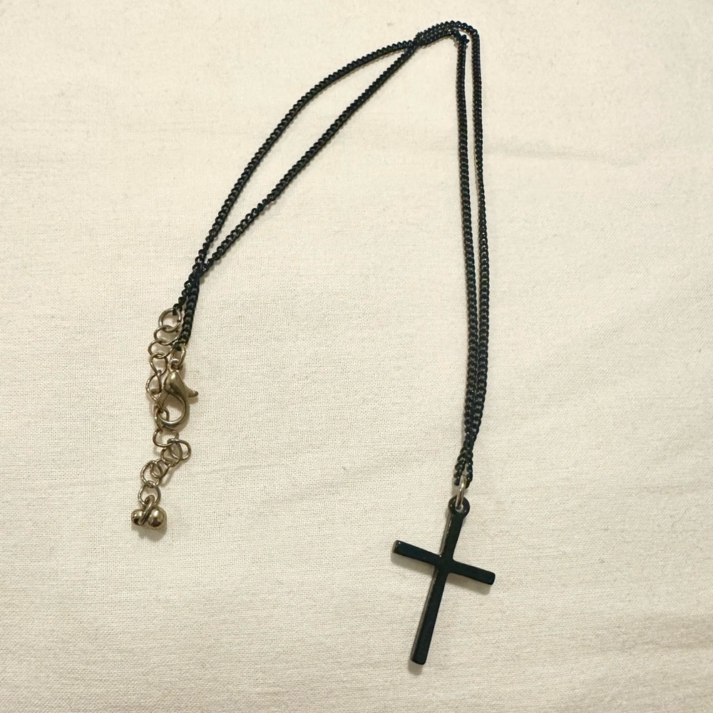 Forever 21 Cross Necklace and Bracelet